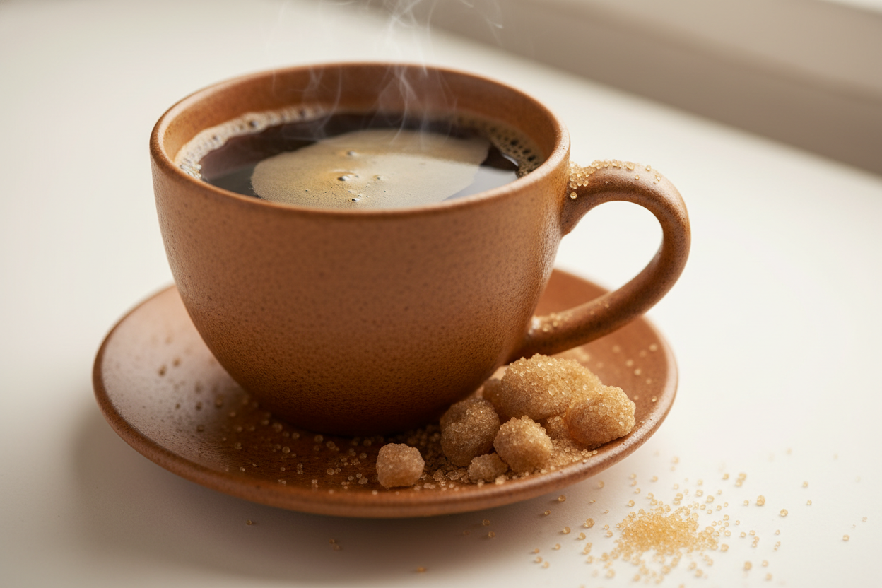 coffee cup brown sugar