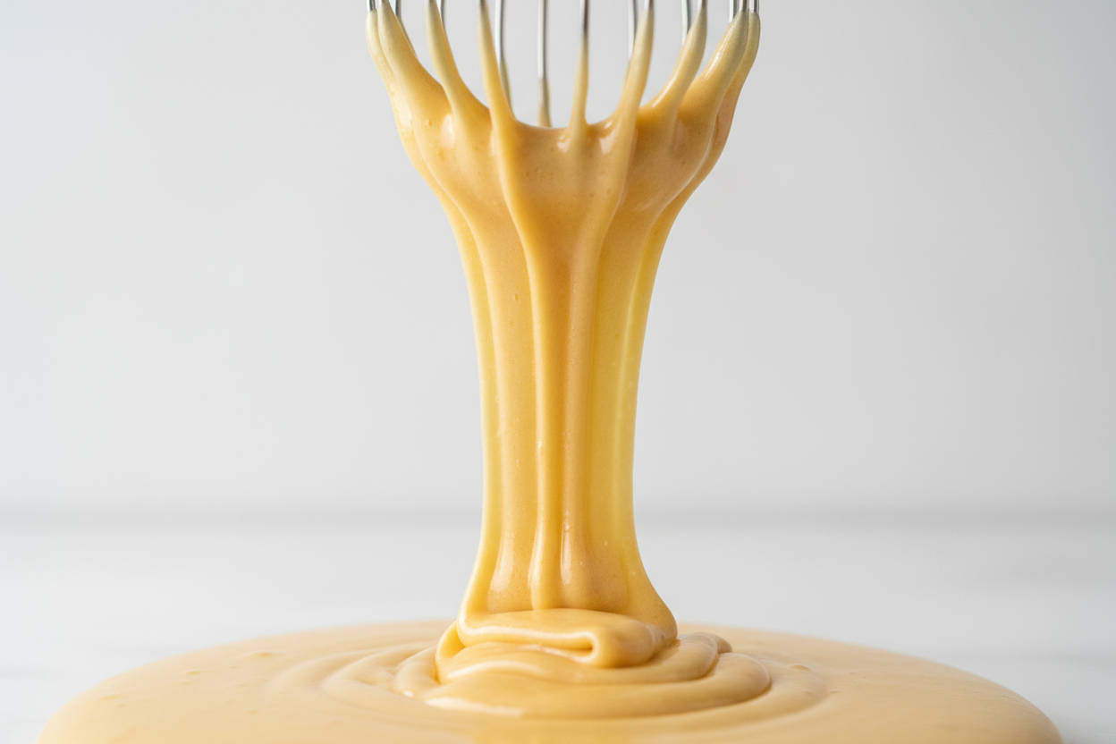 dripping cake batter
