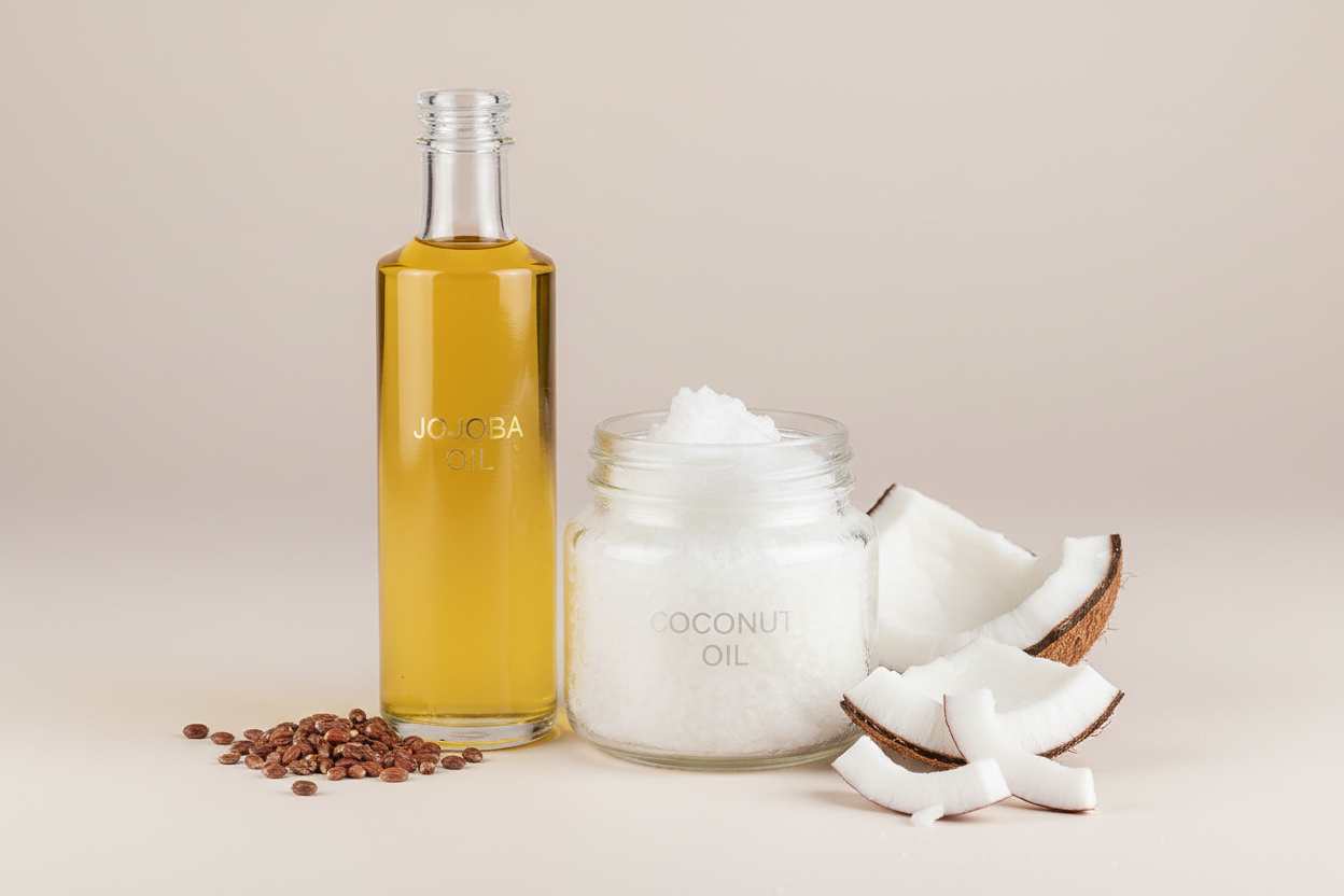 jojoba oil coconut oil